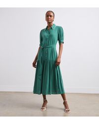 Finery London - Michelle Polka Dot Midi Shirt Dress - Lyst