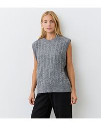 Finery London - Primrose Crew Neck Knitted Vest - Lyst