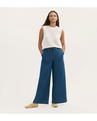 Finery London - Dixie Denim Wide Leg Trousers - Lyst