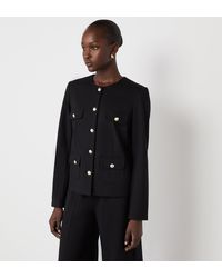 Finery UK - Imogen Ponte Jersey Jacket - Lyst