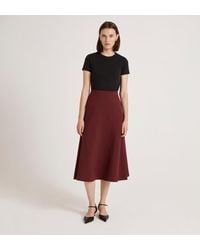 Finery London - Mae Ponte Jersey Midi Skirt - Lyst