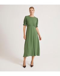 Finery London - Mela Chiffon Midi Tea Dress - Lyst