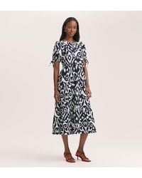 Finery London - Demi Crepe Tiered Midi Dress - Lyst