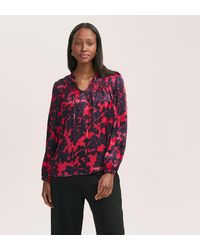 Finery London - Kiya Crepe Long Sleeve Blouse - Lyst