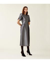 Finery London - Liora Taffeta Midi Dress - Lyst