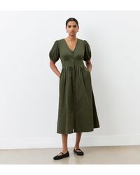 Finery London - Arlow Corduroy Midi Dress - Lyst
