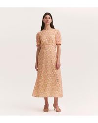 Finery London - Mela Chiffon Midi Tea Dress - Lyst