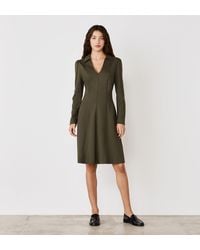 Finery London - Bethany Ponte Jersey Knee Length Dress - Lyst