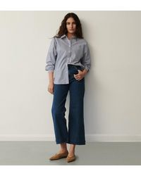 Finery London - Gio Wide Leg Cropped Jeans - Lyst