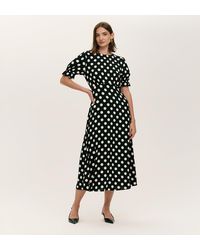 Finery London - Mela Polka Dot Midi Tea Dress - Lyst