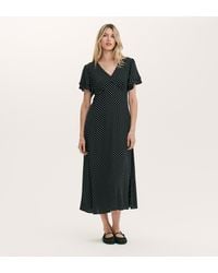 Finery London - Saskia Polka Dot Midi Tea Dress - Lyst