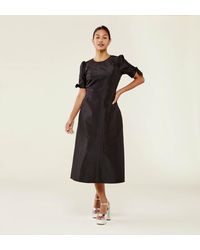 Finery London - Liora Taffeta Midi Dress - Lyst