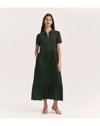 Finery London - Orion Zip Front Midi Shirt Dress - Lyst