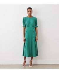 Finery London - Mela Polka Dot Midi Dress - Lyst