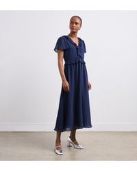 Finery London - Dahlia Chiffon Midi Dress - Lyst