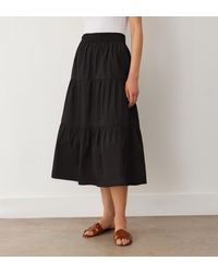 Finery London - Harleen Tiered Cotton Midi Skirt - Lyst