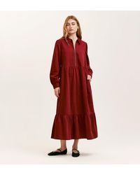 Finery London - Callie Corduroy Midi Dress - Lyst