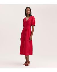 Finery London - Addison Gingham Seersucker Midi Dress - Lyst