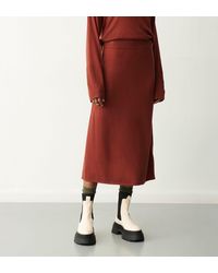 Finery London - Thea Knitted Midi Skirt - Lyst