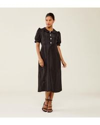 Finery London - Eara Taffeta Midi Dress - Lyst