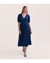 Finery London - Addison Cotton Midi Tea Dress - Lyst