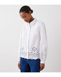 Finery London - Jayne Broderie Cotton Shirt - Lyst