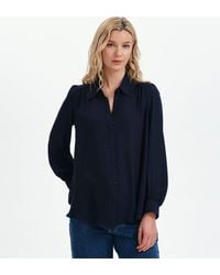 Finery London - Melina Button Through Lightweight Yoke Blouse - Lyst