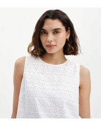 Finery London - Gloria Cotton Broderie Shell Top - Lyst