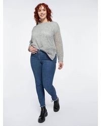 FIORELLA RUBINO - Jeans skinny con applicazioni - Lyst