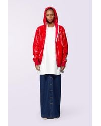 Fiorucci - Embroidered Denim Maxi Skirt Deep - Lyst