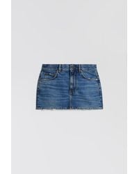 Fiorucci - Denim Mini Skirt Mid - Lyst