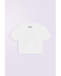 Fiorucci - Kissing Angels Crop T-Shirt - Lyst