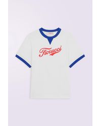 Fiorucci - Varsity Logo Regular T-Shirt Cream - Lyst