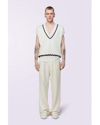 Fiorucci - Embroidered Knit Vest - Lyst