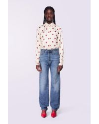 Fiorucci - Raspberry Print Shirt Cream - Lyst