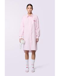 Fiorucci - Gingham Midi Shirt Dress - Lyst