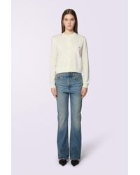 Fiorucci - Angels Patch Knit Cardigan Cream - Lyst