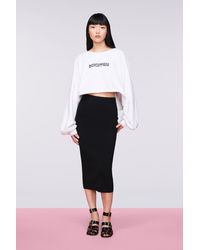 Fiorucci - Heart Knit Midi Skirt - Lyst