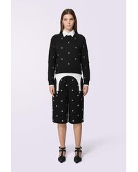 Fiorucci - Stud Denim Bermuda Shorts - Lyst