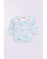 Fiorucci - Beatitudo Print Crop Top - Lyst