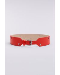 Fiorucci - Heart Stud Leather Belt - Lyst