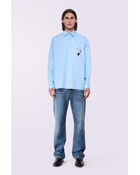 Fiorucci - Embroidered Lipstick Shirt - Lyst