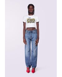 Fiorucci - Rococo Logo Crop T-Shirt - Lyst
