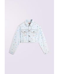 Fiorucci - Confetti Denim Jacket Bleach - Lyst