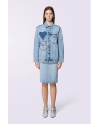 Fiorucci - Heart Pocket Denim Jacket Light - Lyst