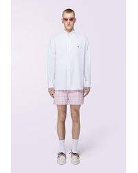 Fiorucci - Gingham Logo Shorts - Lyst