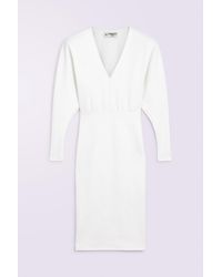 Fiorucci - Puff Sleeve Jersey Midi Dress - Lyst