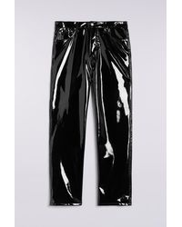 Fiorucci - Straight Fit Vinyl Trousers - Lyst
