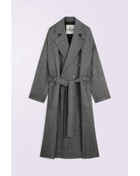 Fiorucci - Herringbone Maxi Coat - Lyst