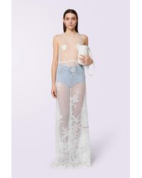 Fiorucci - Embroidered Lace Maxi Dress - Lyst